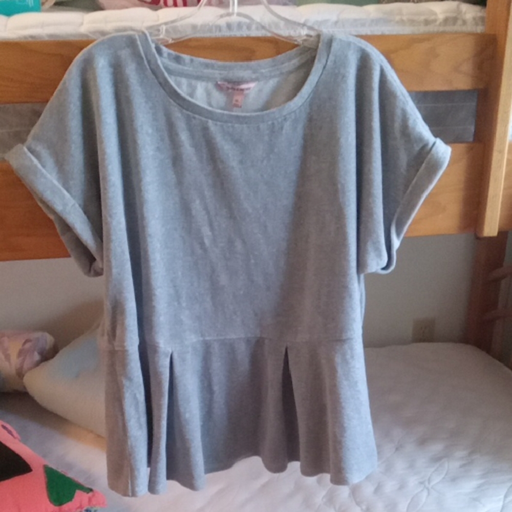 Juicy Couture XL Velour Peplum Top